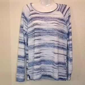 Sonoma Striped Soft Long Sleeve Top
